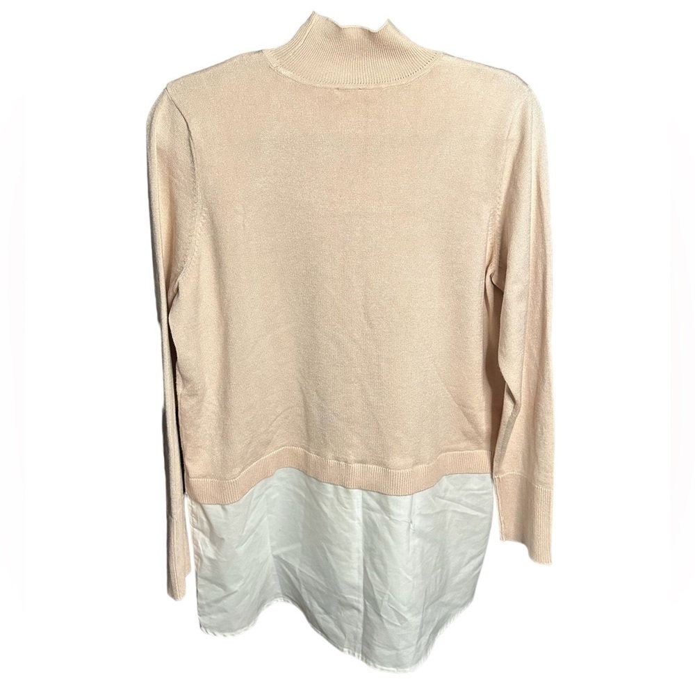 Chico’s Woven Mix Alice Pullover Sweater Size:2/L - Picture 5 of 7